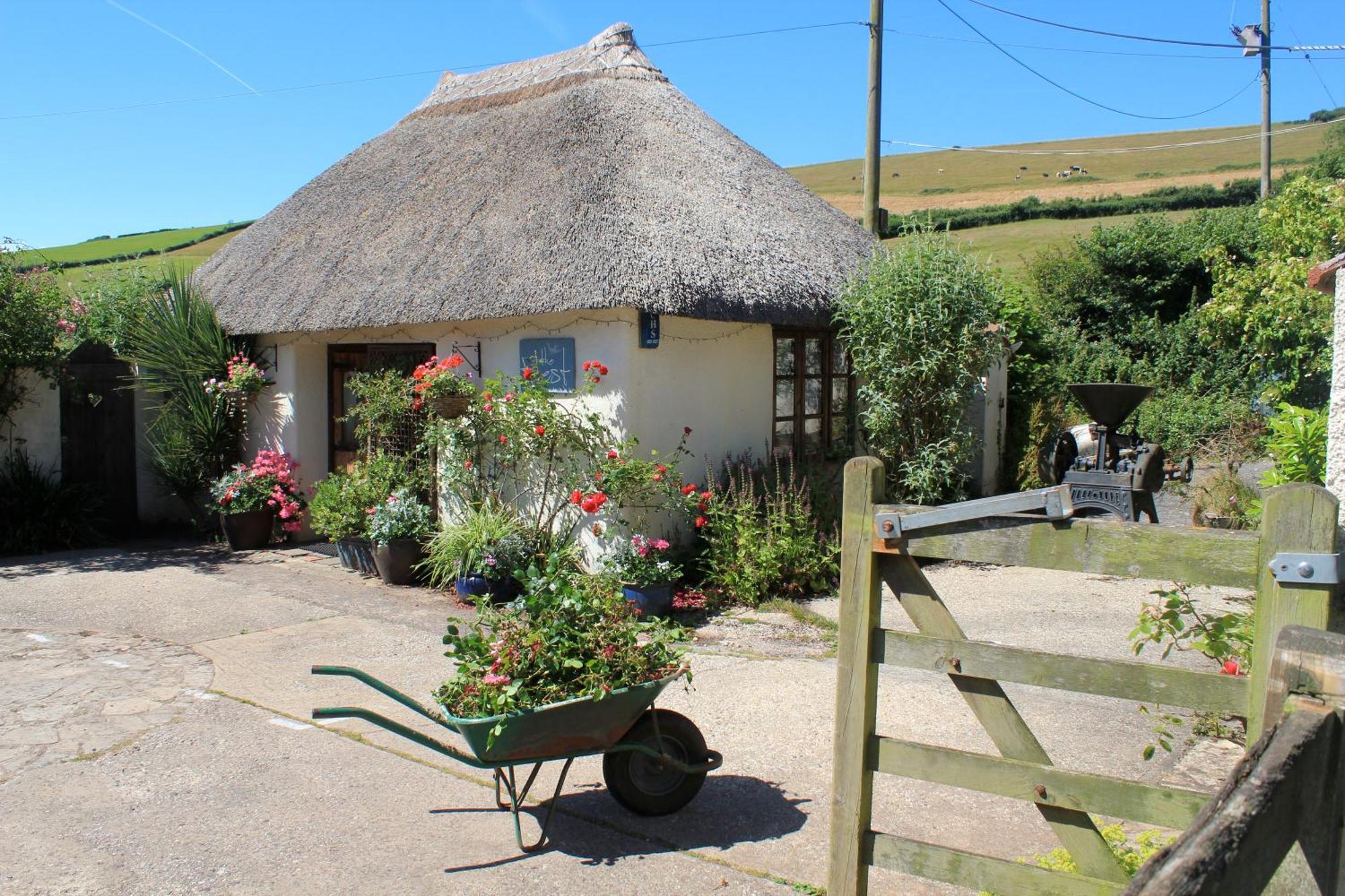 The Nest - Thatched Seaside Country Cottage For Two Stokeinteignhead Exterior photo